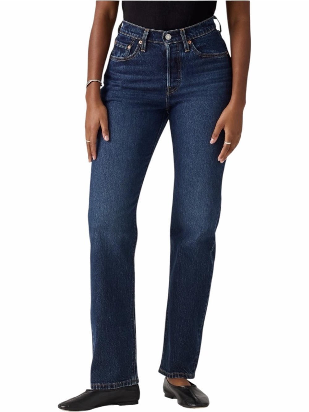 Levi’s 501 Curve High Waist Straight Leg Jeans- 25x30